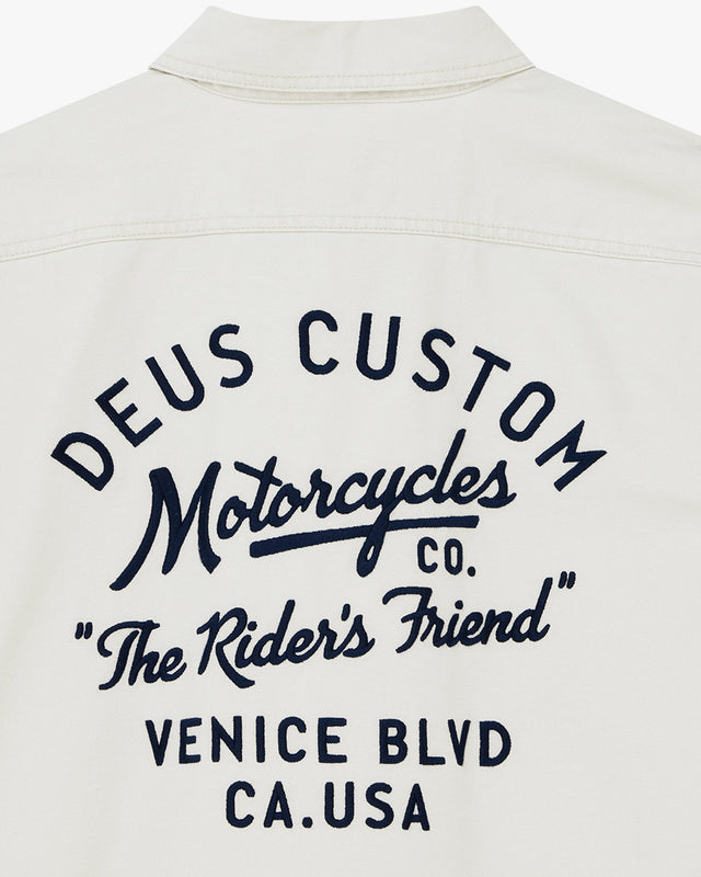 Camisa Relaxed Fit Nomad - Dirty White