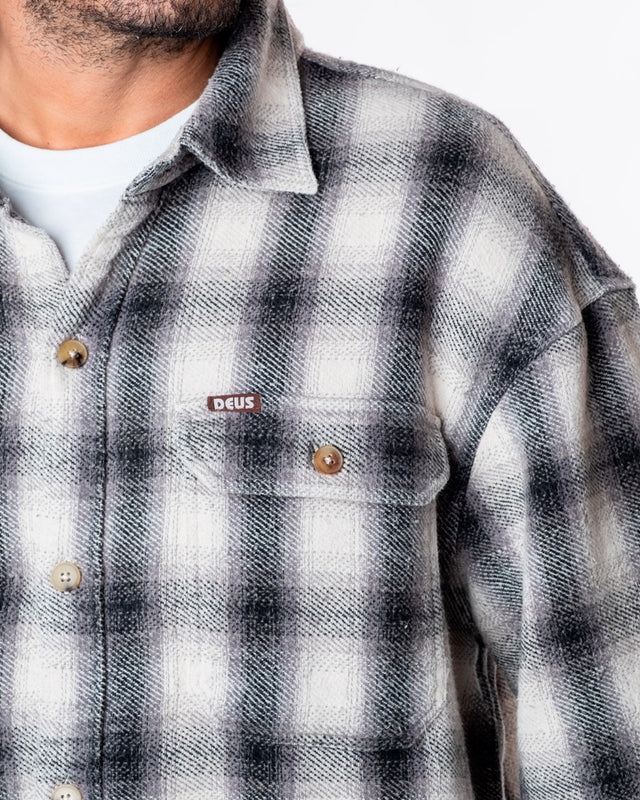 Camisa Relaxed Fit Too Busy To Work - Off White