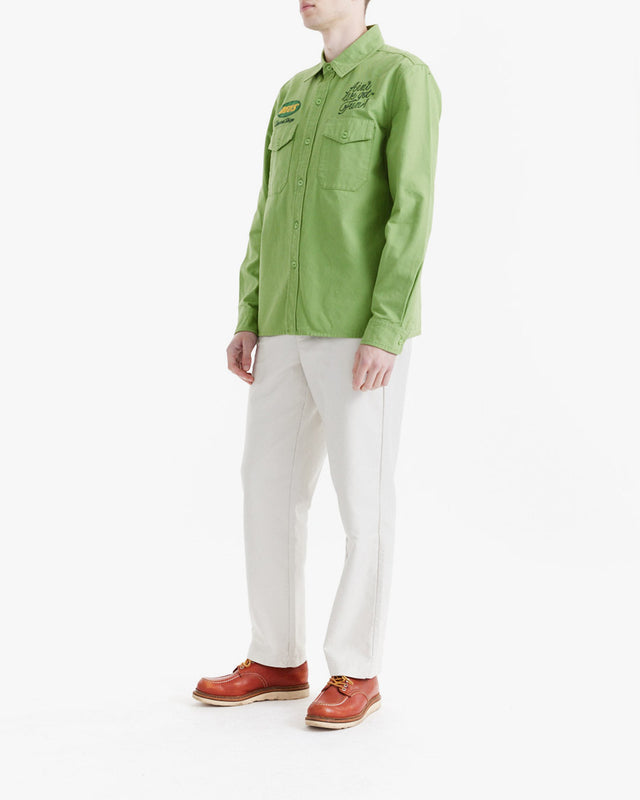Camisa Regular Fit Tin Lizzie - Verde