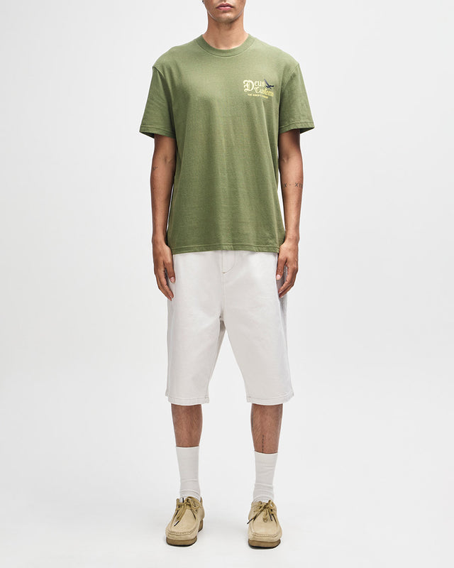 Camiseta Box Fit Beep-Beep - Verde Militar