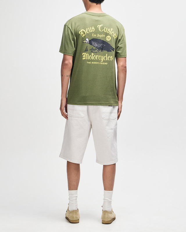 Camiseta Box Fit Beep-Beep - Verde Militar