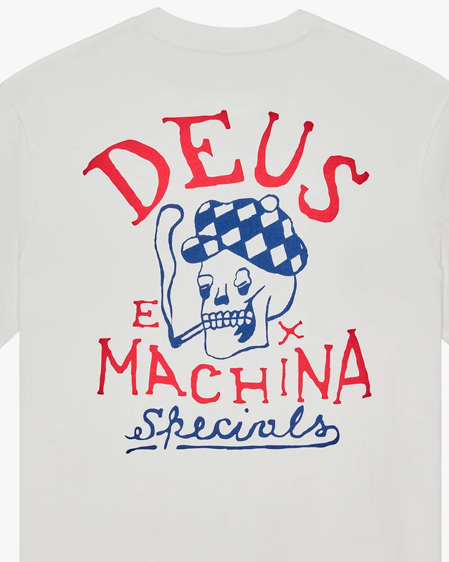 Camiseta Box Fit Bobskull - Branca