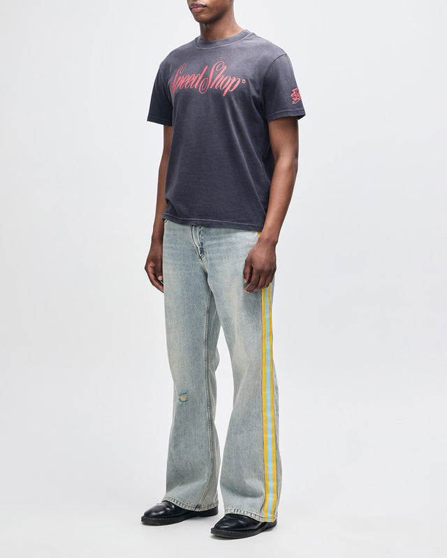 Camiseta Box Fit Bugzz - Chumbo