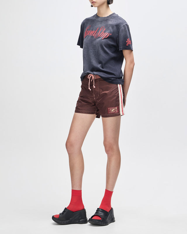 Camiseta Box Fit Bugzz - Chumbo