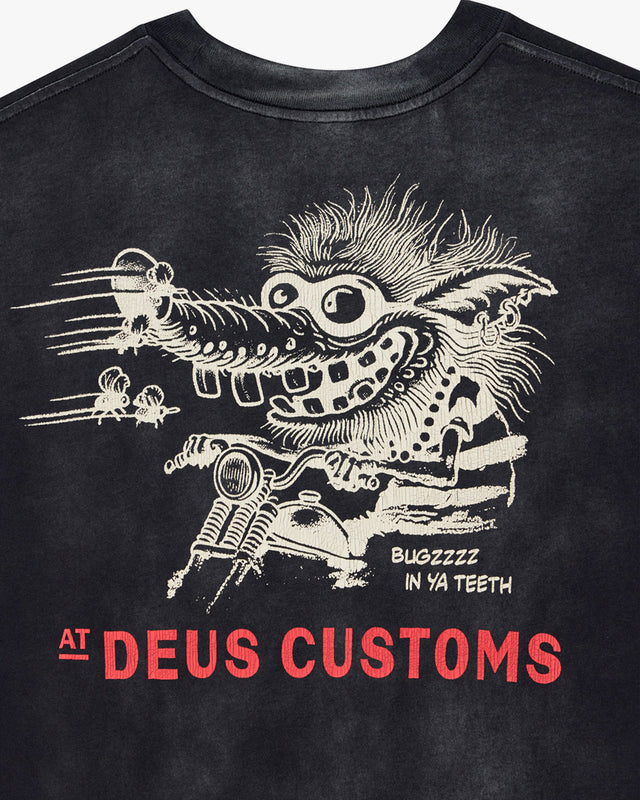 Camiseta Box Fit Bugzz - Chumbo