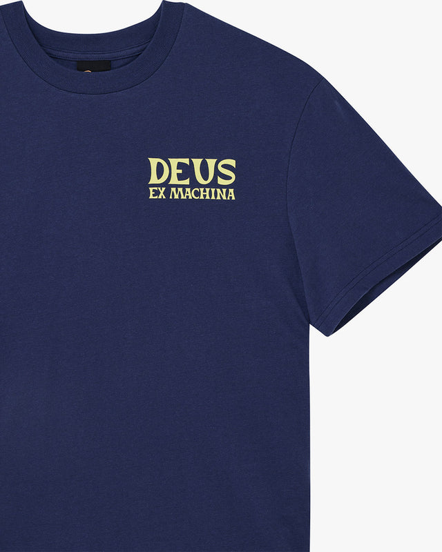 Camiseta Box Fit Chinook - Azul