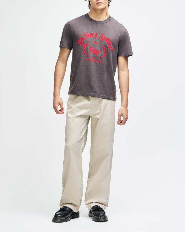 Camiseta Box Fit Empire - Chumbo