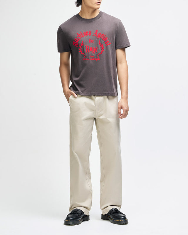 Camiseta Box Fit Empire - Chumbo