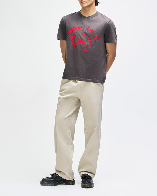 Camiseta Box Fit Empire - Chumbo