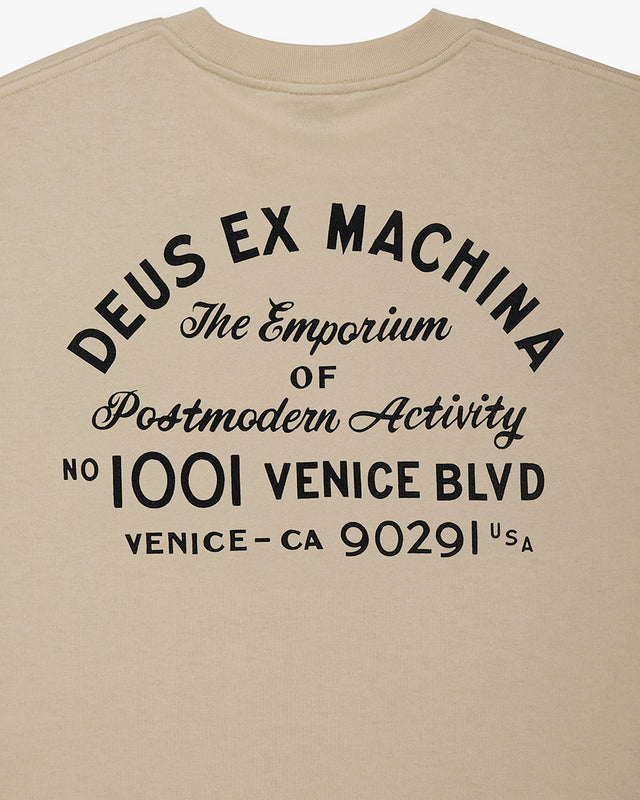 Camiseta Box Fit Fast Foundry - Off White