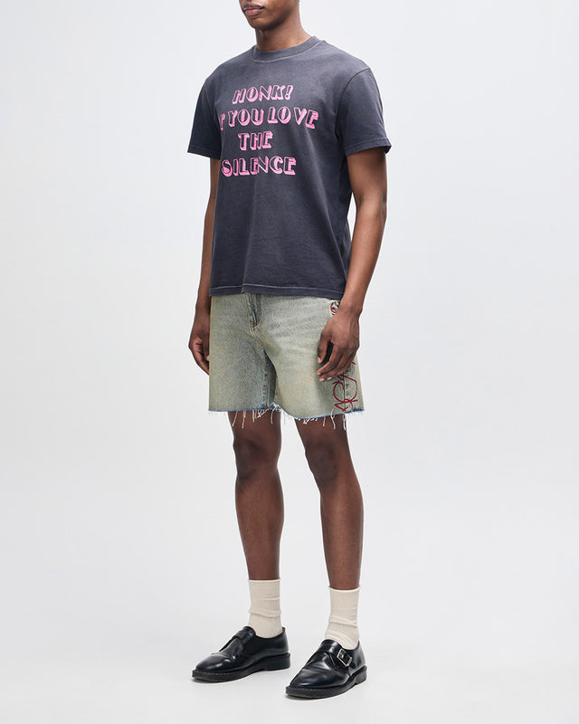 Camiseta Box Fit Honk! - Chumbo