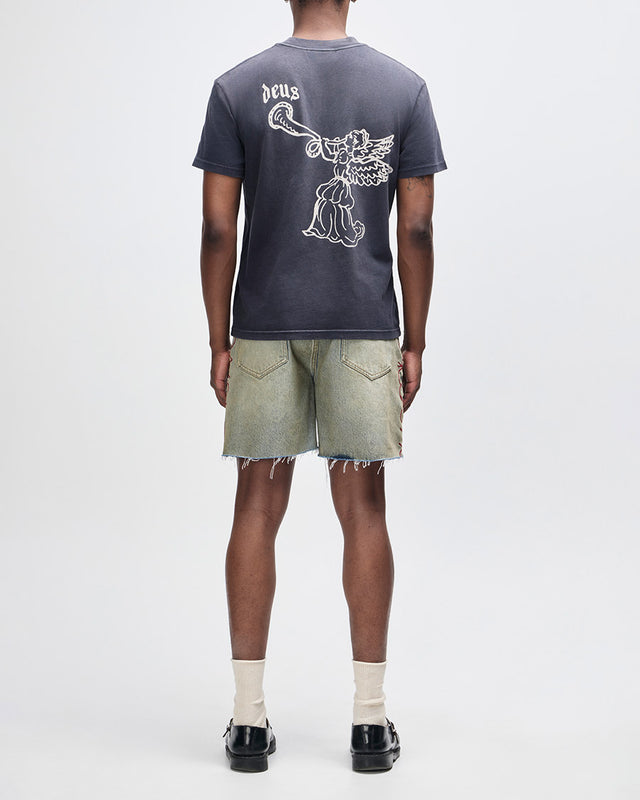 Camiseta Box Fit Honk! - Chumbo