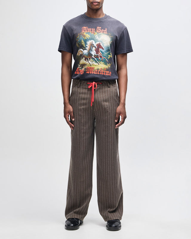 Camiseta Box Fit Horseplay - Chumbo