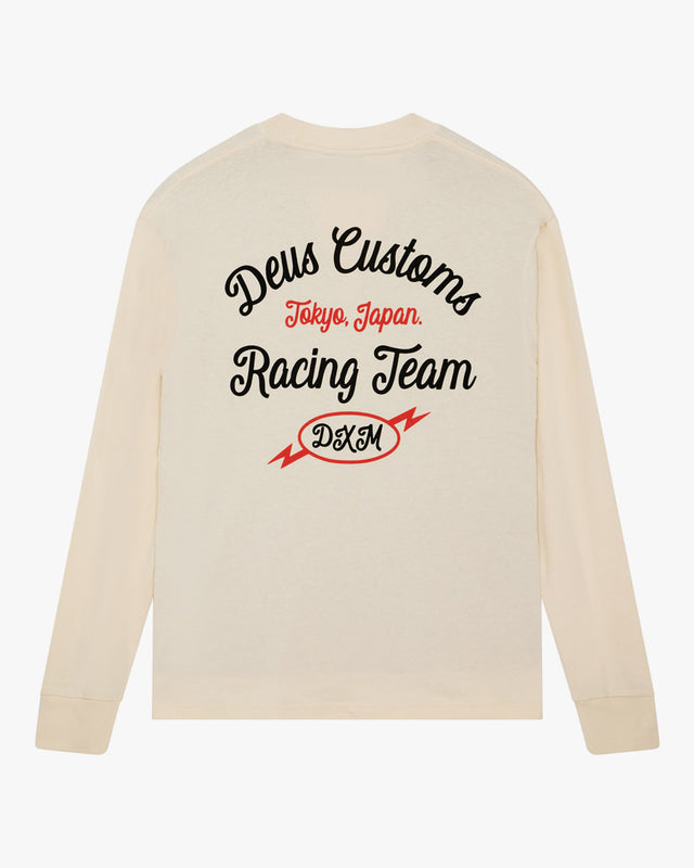 Camiseta Box Fit Manga Longa Iota - Dirty White