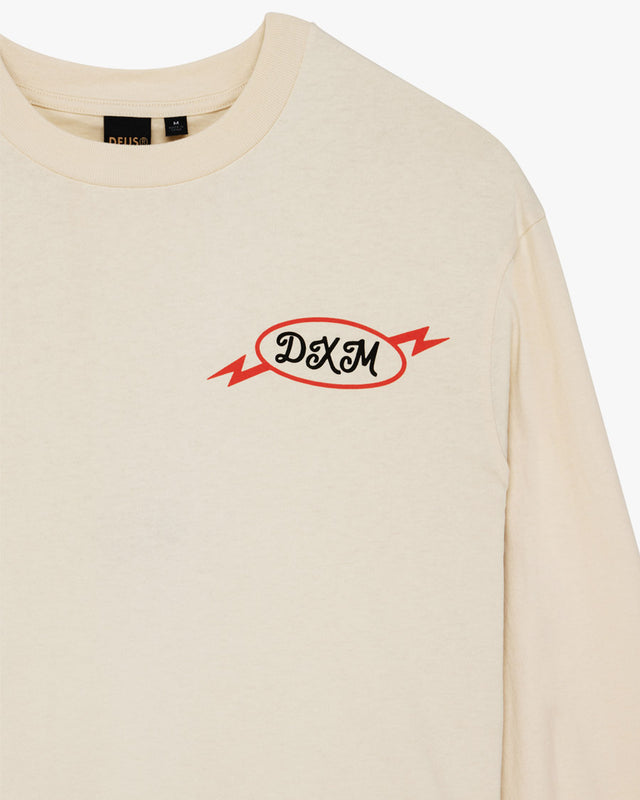 Camiseta Box Fit Manga Longa Iota - Dirty White