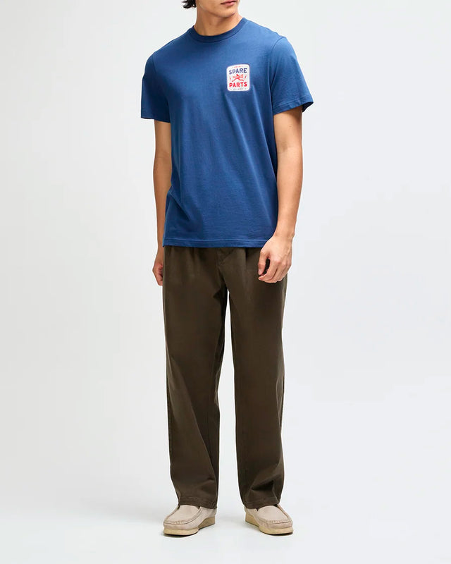 Camiseta Box Fit Mudflap - Azul