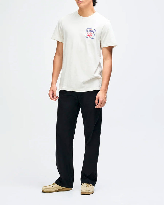 Camiseta Box Fit Muflap - Off White