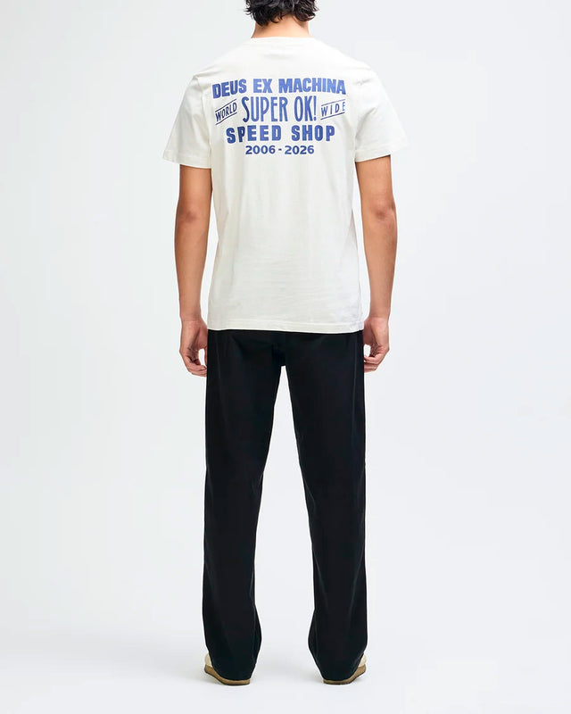 Camiseta Box Fit Muflap - Off White