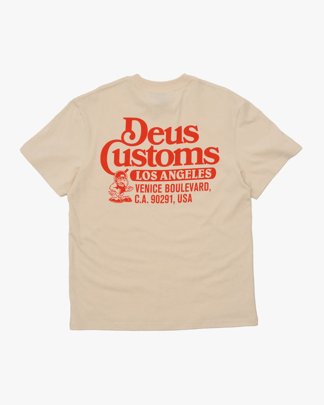 Camiseta Box Fit Raptor - Dirty White