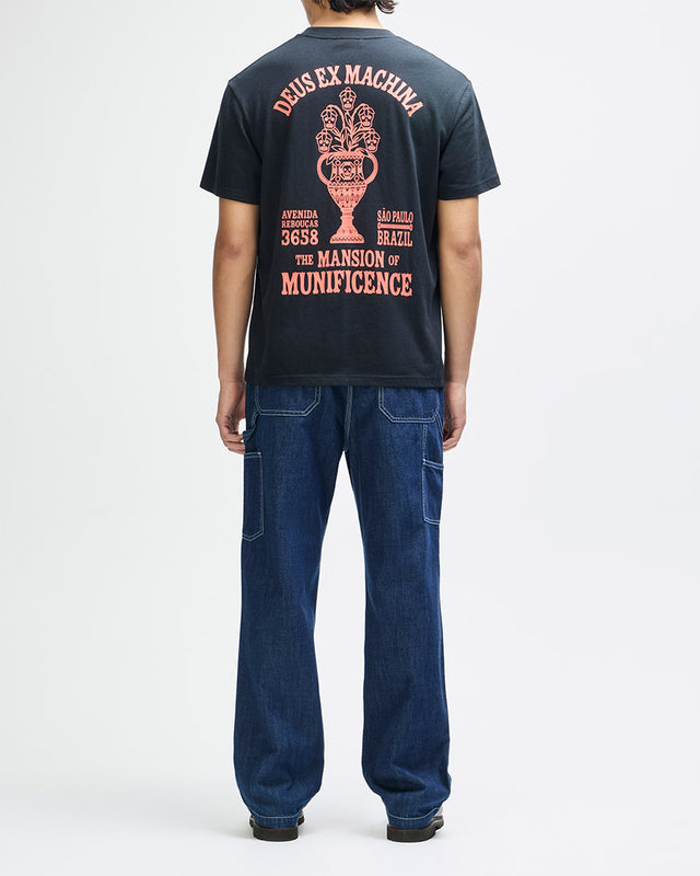 Camiseta Box Fit São Paulo Ceramic - Preta