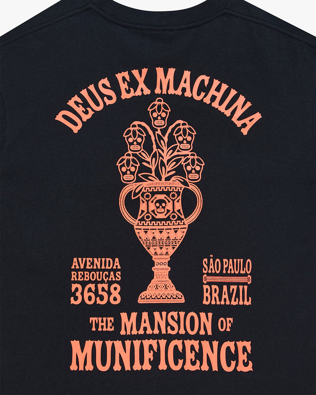 Camiseta Box Fit São Paulo Ceramic - Preta