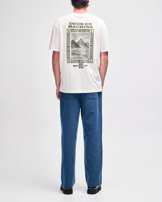 Camiseta Box Fit Wreckers - Dirty White