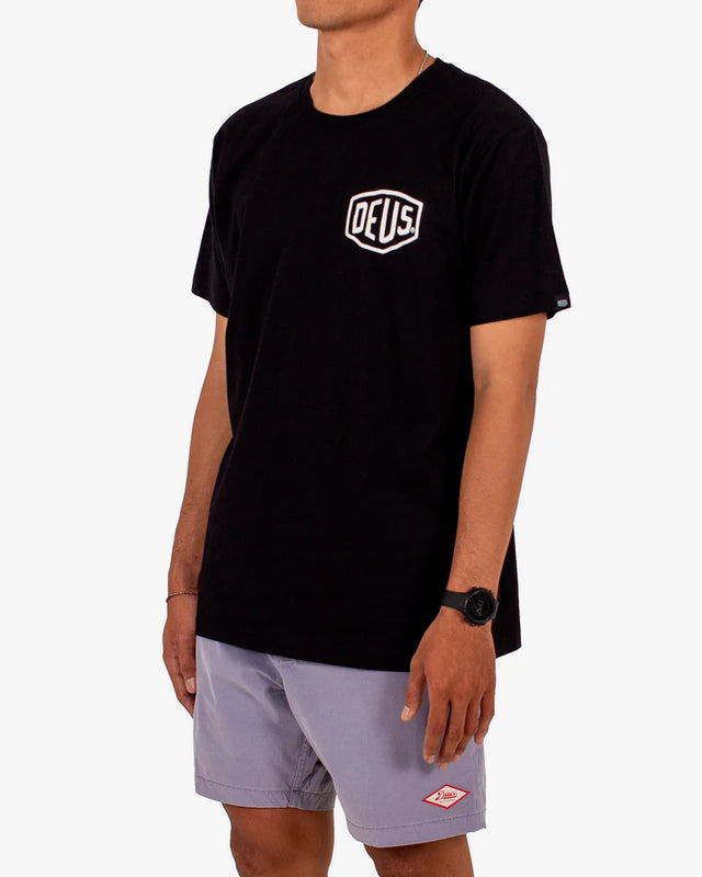 Camiseta Classics Regular Fit Address Canggu - Preta