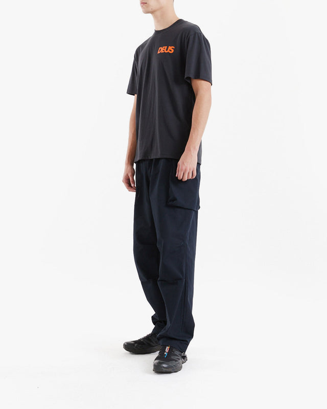 Camiseta Box Fit Heavy Leisure Canggu Surf Address - Preto