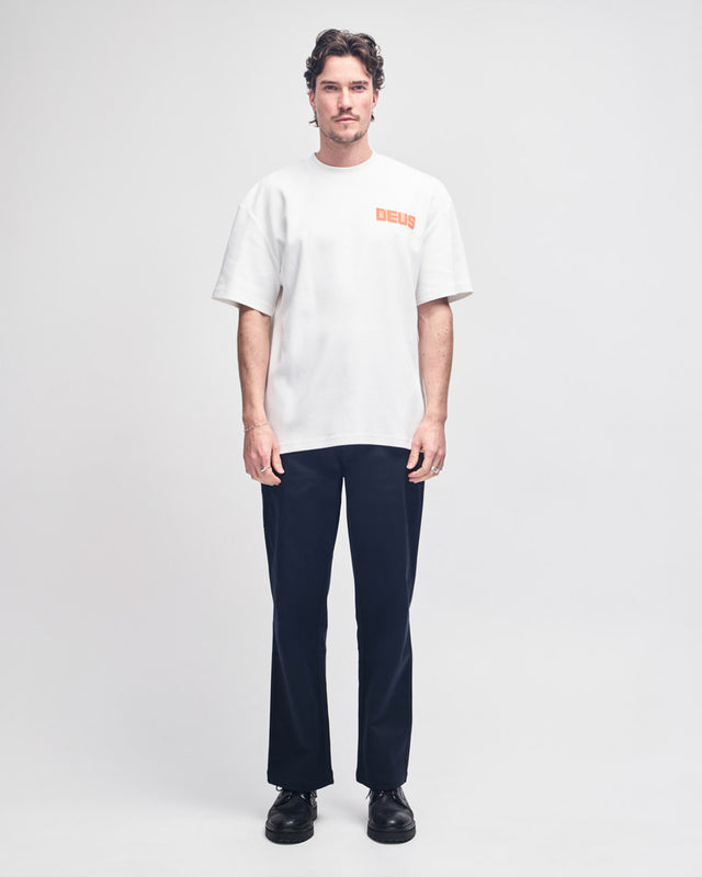 Camiseta Loose Fit Grand Prix MINI - Off White