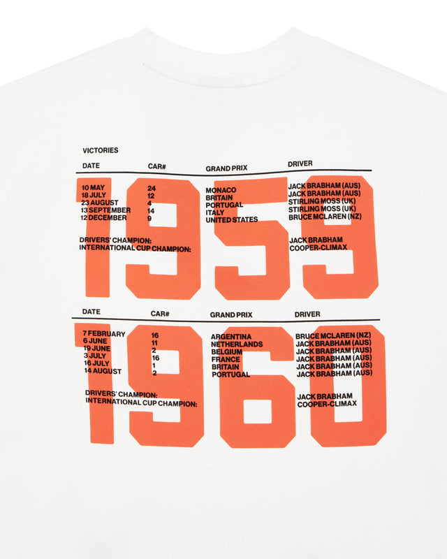 Camiseta Loose Fit Grand Prix MINI - Off White