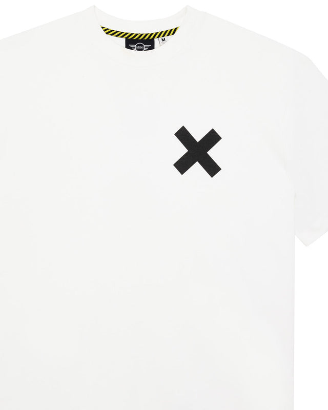 Camiseta Loose Fit Camperdown Address MINI - Off White