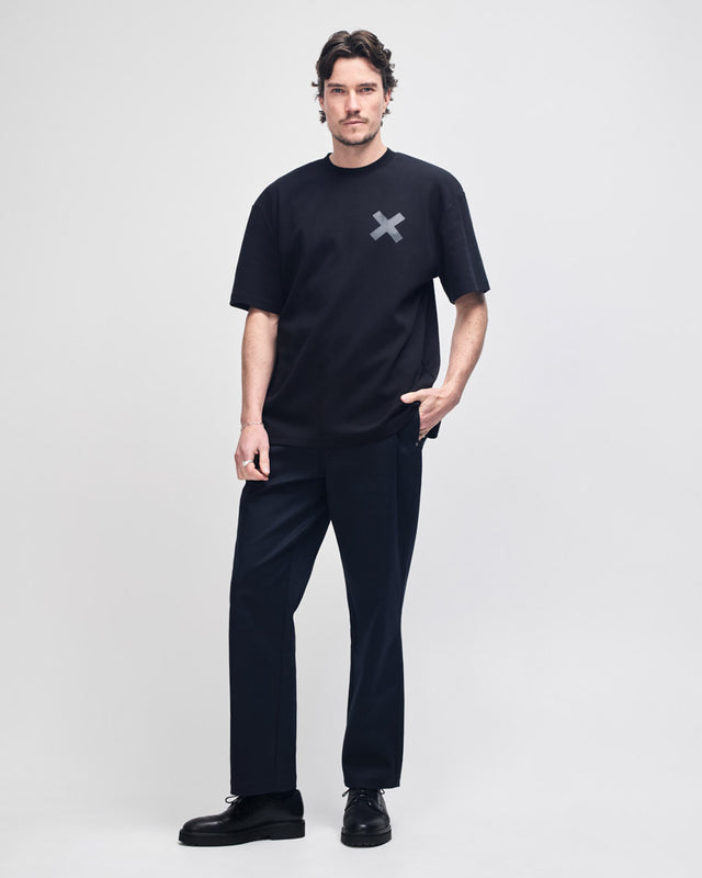 Camiseta Loose Fit Camperdown Address MINI - Preta