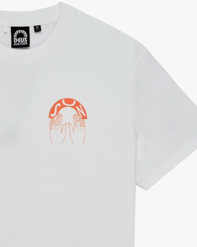Camiseta Loose Fit Catchin Rays - Off White