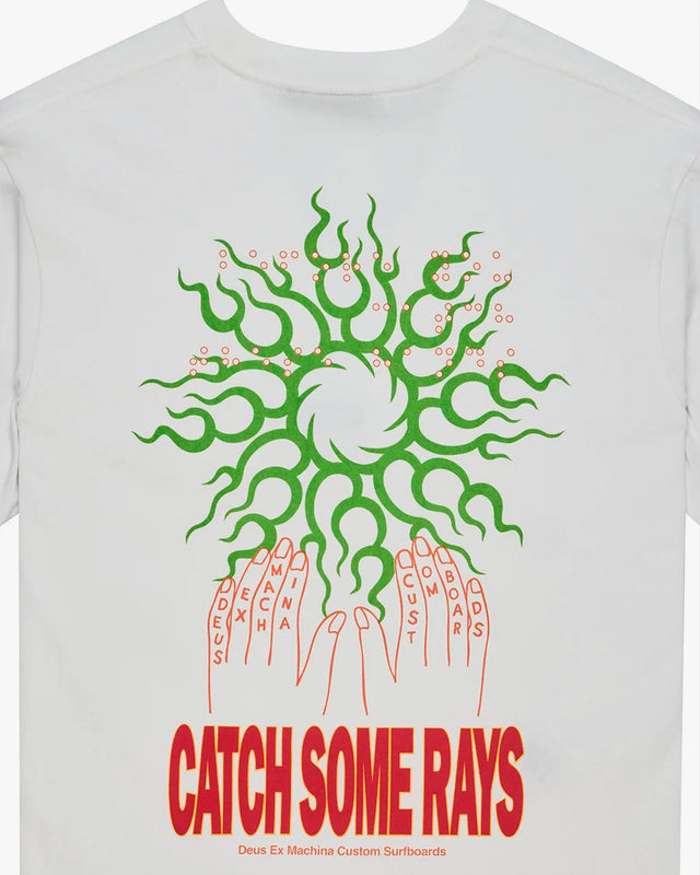 Camiseta Loose Fit Catchin Rays - Off White