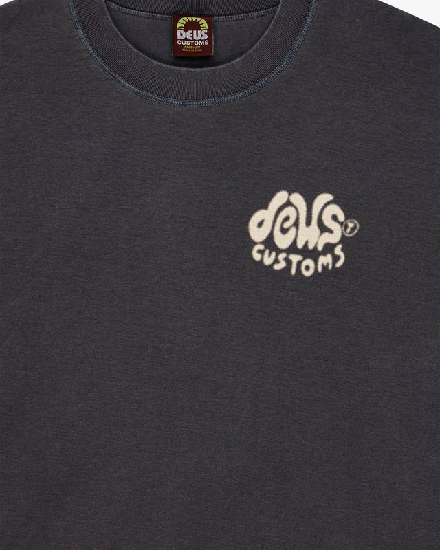 Camiseta Loose Fit Debris Reverse - Chumbo