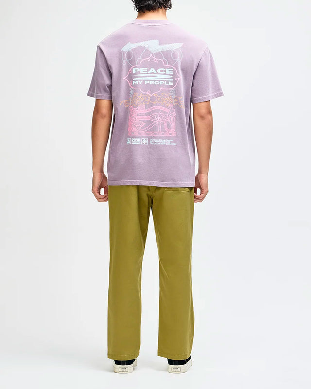 Camiseta Loose Fit Easy Peacey - Roxo