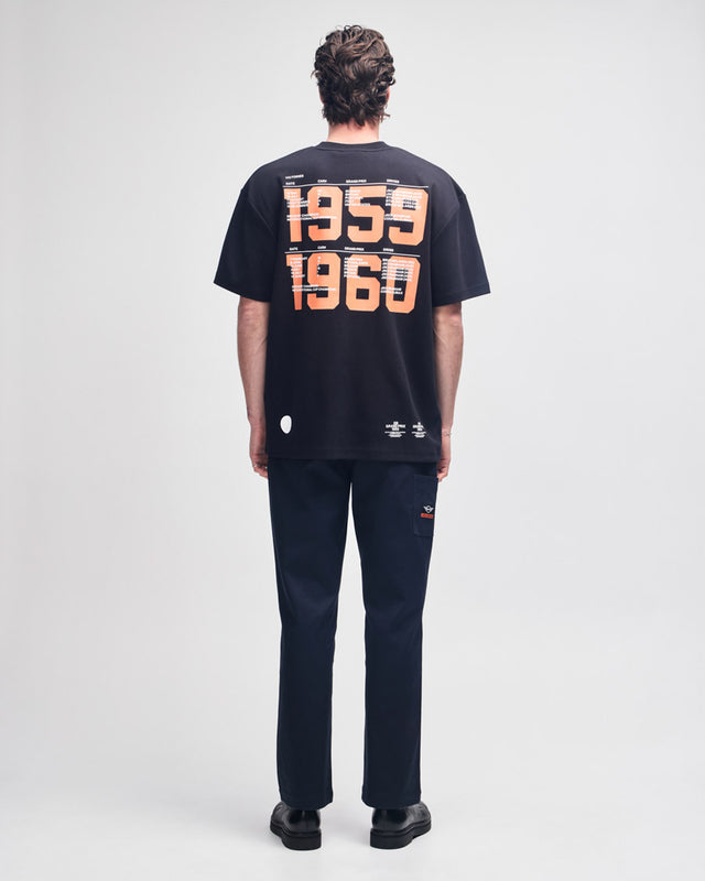 Camiseta Loose Fit Grand Prix MINI - Preta