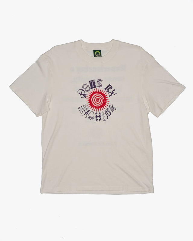 Camiseta Loose Fit Inside Out - Off White
