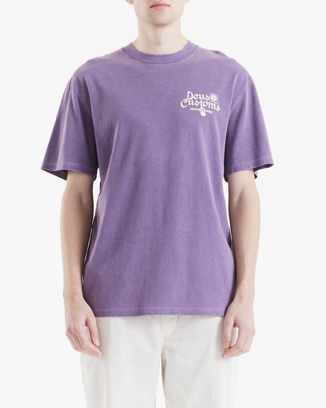 Camiseta Loose Fit Open Head - Roxa