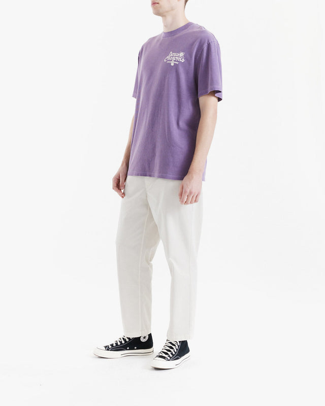 Camiseta Loose Fit Open Head - Roxa