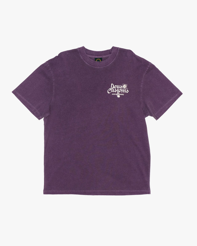 Camiseta Loose Fit Open Head - Roxa