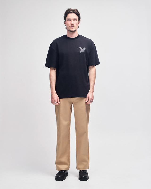 Camiseta Loose Fit Surbiton Address MINI - Preta