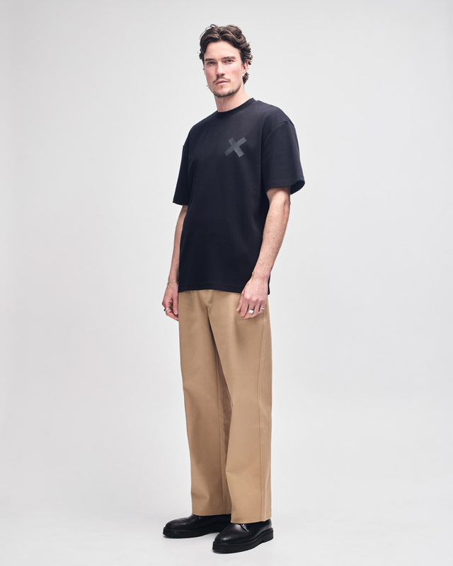 Camiseta Loose Fit Surbiton Address MINI - Preta