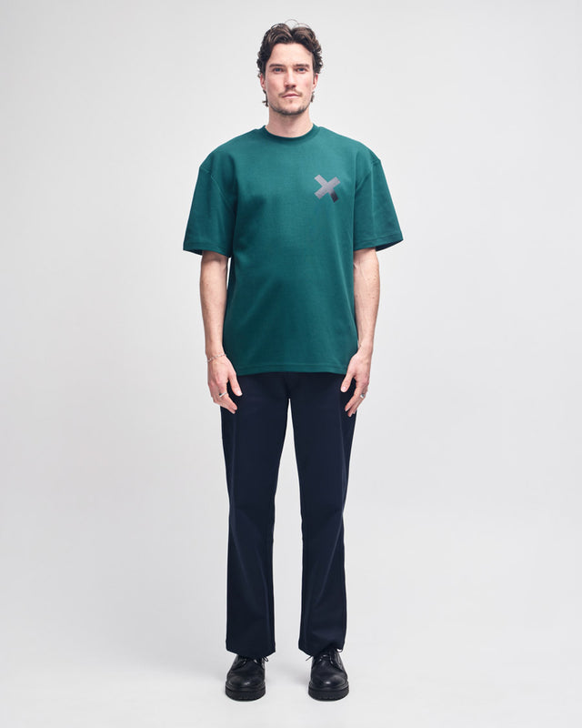 Camiseta Loose Fit Surbiton Address MINI - Verde