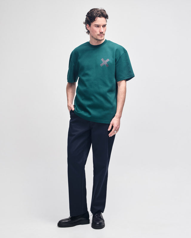 Camiseta Loose Fit Surbiton Address MINI - Verde