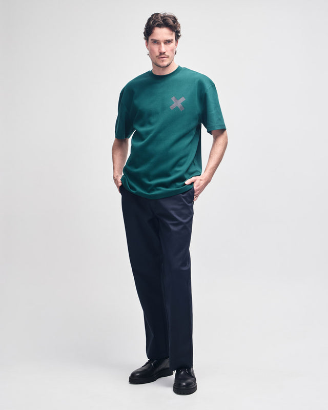 Camiseta Loose Fit Surbiton Address MINI - Verde