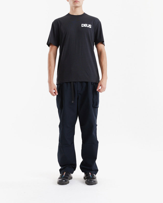 Camiseta Box Fit Los Angeles Surf Address - Preto