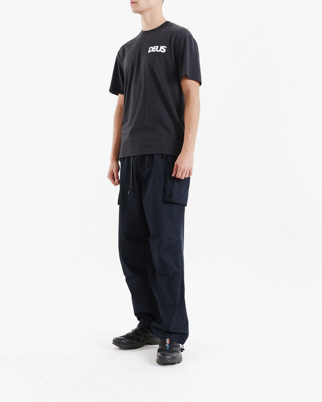 Camiseta Box Fit Los Angeles Surf Address - Preto