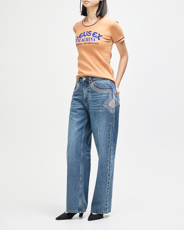 Camiseta Lost World - Laranja
