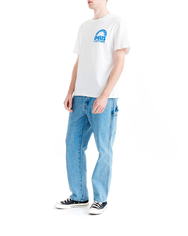 Camiseta Box Fit Melodies - Branca